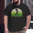 Mens Best Stepdad By Par Golf Apparel Father's Day Vintage Big and Tall Men T-shirt