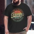 Mens Grumpa Like A Grandpa Only Grumpier Retro Grumpa Definition Big and Tall Men T-shirt