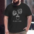 Mens Plant Lover Graphic Pocket Tee Monstera Houseplant Dad Big and Tall Men T-shirt