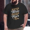 Mens She's Eating For Three I'm Drinking For Four Beer Lover Dad Big and Tall Men T-shirt