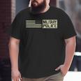 Military Police Flag America Mp Army Veteran Big and Tall Men T-shirt