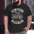 One Badass Bonus Stepdad Biker Motorcycle Step Dad Idea Big and Tall Men T-shirt