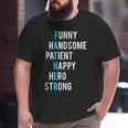 Original Father's Day Father Acronym Best Dad 1 Big and Tall Men T-shirt