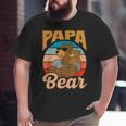Papa Bear Lover Pun Animal Bears Bear Dad Father Daddy Big and Tall Men T-shirt