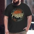 Pappy Like A Grandpa Only Cooler Vintage Retro Father's Day Big and Tall Men T-shirt
