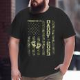 Promoted To Daddy 2023 First Time Father's Day New Dad Big and Tall Men T-shirt