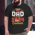 Proud Dad Of A Class Of 2024 Graduate Senior Men Family Big and Tall Men T-shirt