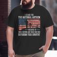 I Stand For The National Anthem Veteran Pride Big and Tall Men T-shirt