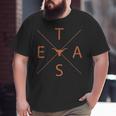 Texas Lone Star State Pride Cool Native Adult Kid Long Horn Big and Tall Men T-shirt