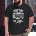 Uss America Cv-66 Veterans Day Father Day Big and Tall Men T-shirt