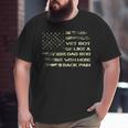 Vet Bod Like Dad Bod But With More Back Pain Fourth Of July Big and Tall Men T-shirt