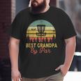 Vintage Best Grandpa By Par Disc Golf Dad Fathers Papa Big and Tall Men T-shirt