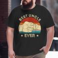 Vintage Best Uncle Ever Fist Bump Uncle Fathers Day Big and Tall Men T-shirt