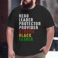 Vintage Fathers Day Strong African American Black Father Big and Tall Men T-shirt