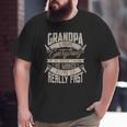 Vintage Grandpa Knows Everything If He Doesn't Know He Makes Stuff Up Really Fast Big and Tall Men T-shirt