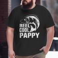 Vintage Reel Cool Pappy Fishing Father's Day Big and Tall Men T-shirt