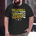Volleyball Dad American Flag Big and Tall Men T-shirt