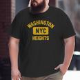 Washington Heights Nyc Gym Style Distressed Amber Print Big and Tall Men T-shirt