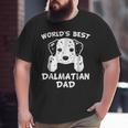 World's Best Dalmatian Dad Dog Owner Big and Tall Men T-shirt