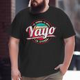 Yayo The Myth The Legend Father's Day Grandpa Man Big and Tall Men T-shirt