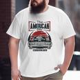 American Muscle Car Big and Tall Men T-shirt