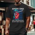 Anime Dad Cute Anime Guy Manga Art Lover Big and Tall Men T-shirt
