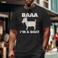 Baa I'm A Goat Costume Animal Goat Big and Tall Men T-shirt
