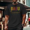 Babu Grandpa Definition Distressed Retro Big and Tall Men T-shirt