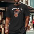 Basketballer Sport Player Father's Day Basketball Dad Big and Tall Men T-shirt