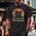Best Cat Pappy Ever Bump Fit Father's Day Dad For Men Big and Tall Men T-shirt