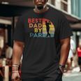 Best Dad By Par Daddy Golf Lover Golfer Father's Day Big and Tall Men T-shirt