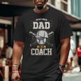 Best Dad Sports Coach Baseball Softball Ball Father Big and Tall Men T-shirt