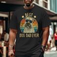 Best Dog Dad Ever Soft Coated Wheaten Terrier Father's Day Big and Tall Men T-shirt