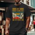 Best Great Dane Dad Ever Retro Vintage Big and Tall Men T-shirt