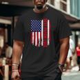 Best Papaw Ever Us Flag Patriotic 4Th Of July American Flag Big and Tall Men T-shirt