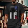 Best Peepaw Ever American Flag For Fathers Day Peepaw Big and Tall Men T-shirt
