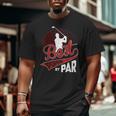 Best Poppie By Par Golf Lover Sports Fathers Day Big and Tall Men T-shirt