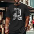 Best Truckin Uncle Ever American Flag Father's Day Big and Tall Men T-shirt