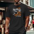 I Was Born To Be A Pitbull Dad Before You Judge Me Please Understand That Idgaf What You Think Dog Lovers Big and Tall Men T-shirt