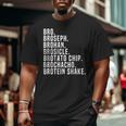 Bro Broseph Broham Gym Workout Weightlifting Fitness Big and Tall Men T-shirt