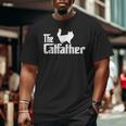 The Catfather Persian Cat Lover Father Cat Dad Big and Tall Men T-shirt