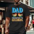 Dad Off Duty Promoted To Grandpa Pregnancy Announcement Big and Tall Men T-shirt