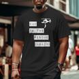 Dad To The Rescue Again Helicopter Big and Tall Men T-shirt