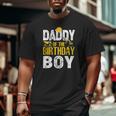 Daddy Of The Bday Boy Construction Bday Party Hat Men Big and Tall Men T-shirt