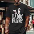 Daddy Bunny Ears Easter Family Matching Dad Father Big and Tall Men T-shirt