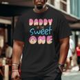 Daddy Of Sweet One First B-Day Party Matching Family Donut Big and Tall Men T-shirt