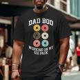 Donut Dad Bod Working On My Six Pack Dad Jokes Father's Day Big and Tall Men T-shirt