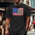 Father Veterans Day My Favorite Veteran Is My Dad Proud Son Big and Tall Men T-shirt