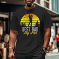 Fathers Day Best Dad By Par Golf Pun Golfer Big and Tall Men T-shirt