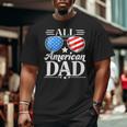 Fathers Day All American Patriot Usa Dad Big and Tall Men T-shirt